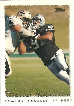 Chester McGlockton Los Angeles Raiders 1995 Topps NFL #73
